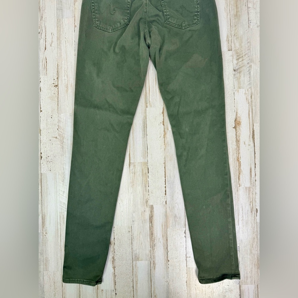 AG Adriano Goldschmied Jeans Womens 31R Green The Legging Super Skinny Fit - Picture 13 of 13